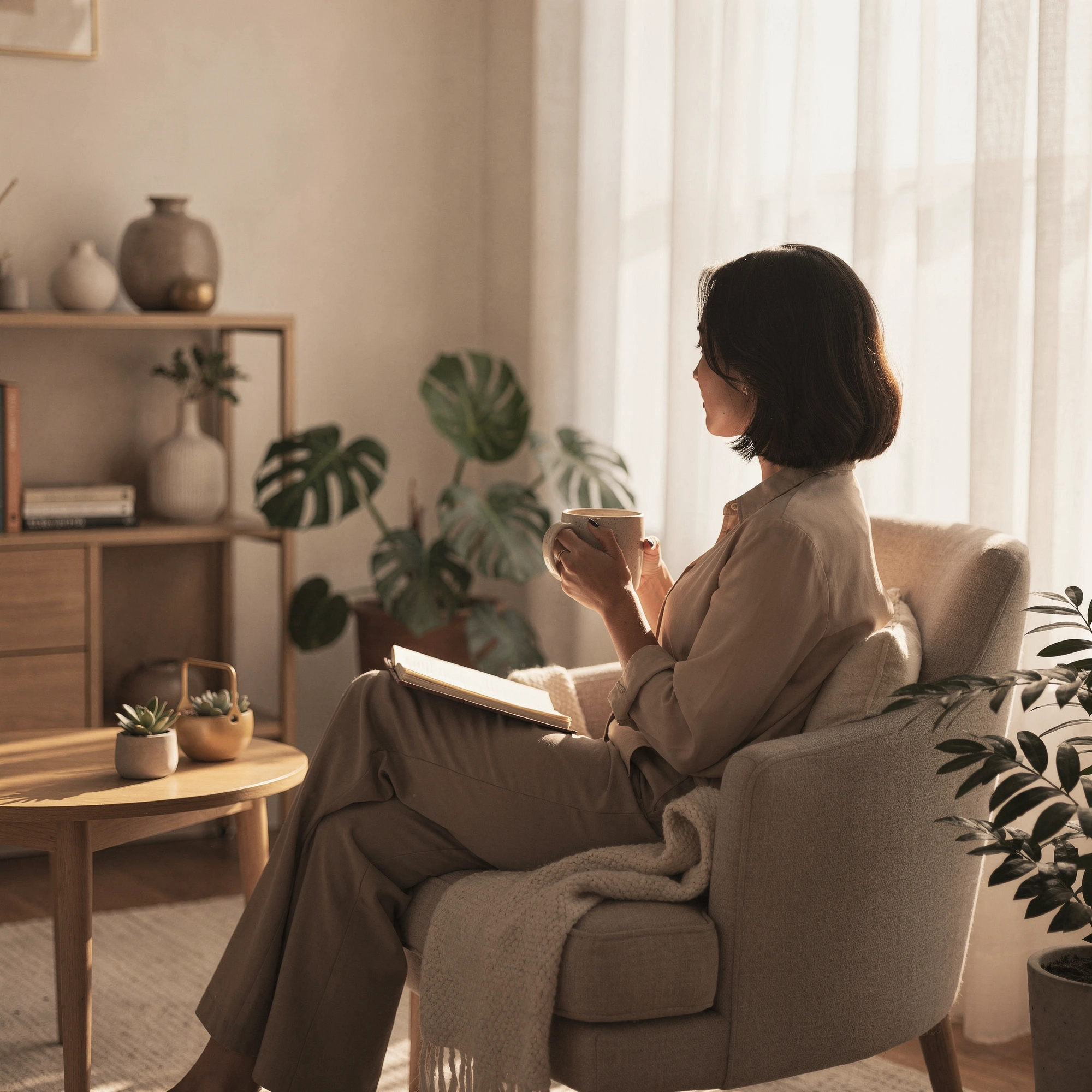 Therapist in Granada Hills, CA – therapy session in a calm counseling office at Uriel Behavioral Wellness